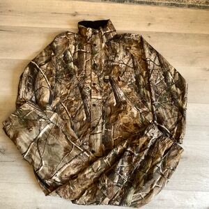 Field & Stream Realtree AP Camo Hunting Suit Jacket Pants Mens Large Brown Tree